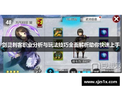 剑灵刺客职业分析与玩法技巧全面解析助你快速上手